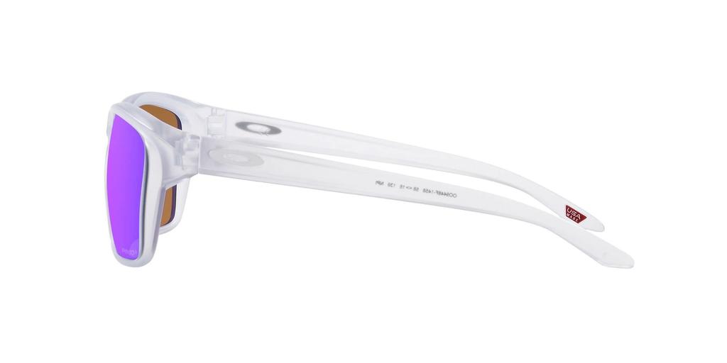 Oakley Sunglasses OO9448F SYLAS Matte Clear Violet 58 (A) Frame/Prizm Lens,