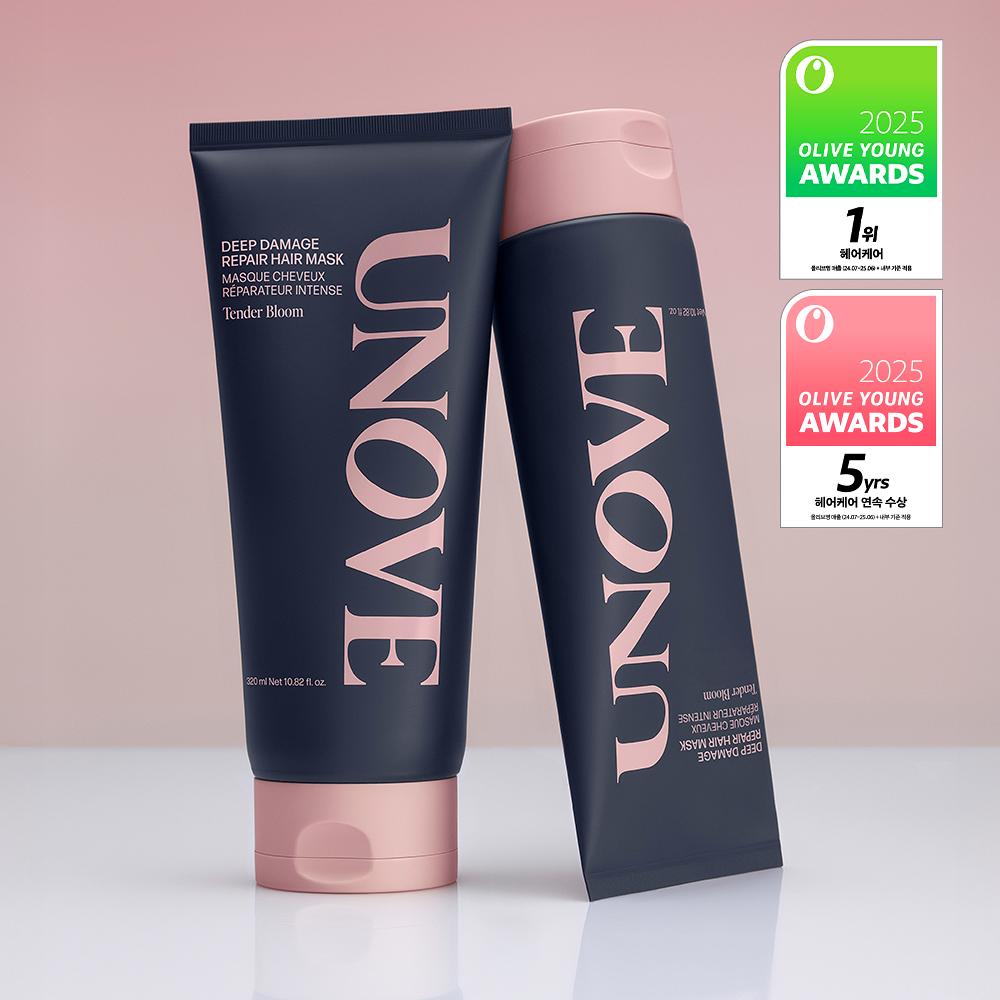 Unove Deep Damage Repair Hair Mask Intensive Nourishing Hair Care 320ml X 2