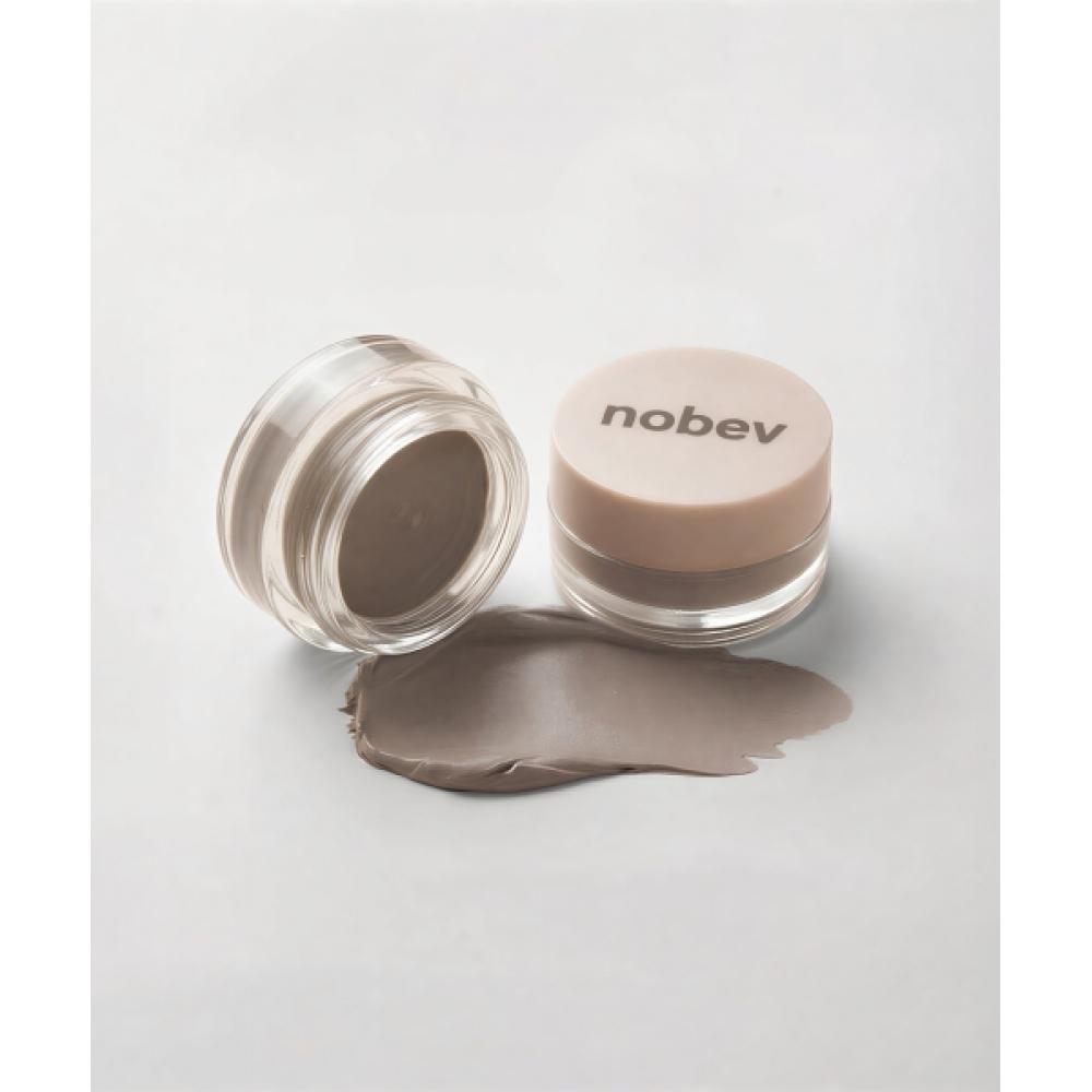 Nobev [set] 2 Shading Pots  + 2 Finger Puffs   Corrector Brush Included 