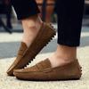 Fashion Size 38-49 High Quality Men Casual Shoes Fashion Mens Shoes Genuine Leather Suede Shoes Men Loafers Moccasins Flat Driving Flats