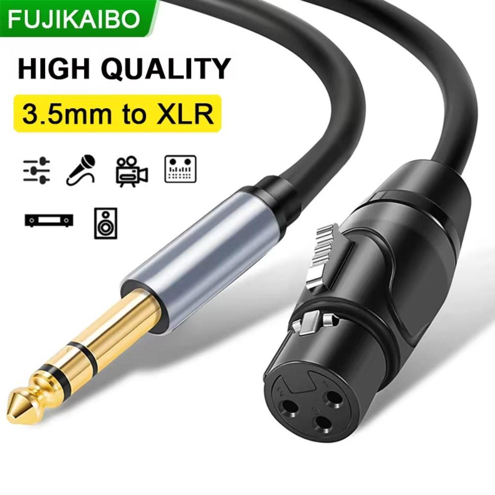 

Nylon Braided Microphone Audio Cable Balanced Balanced Analog Mic Cord KTV 2m