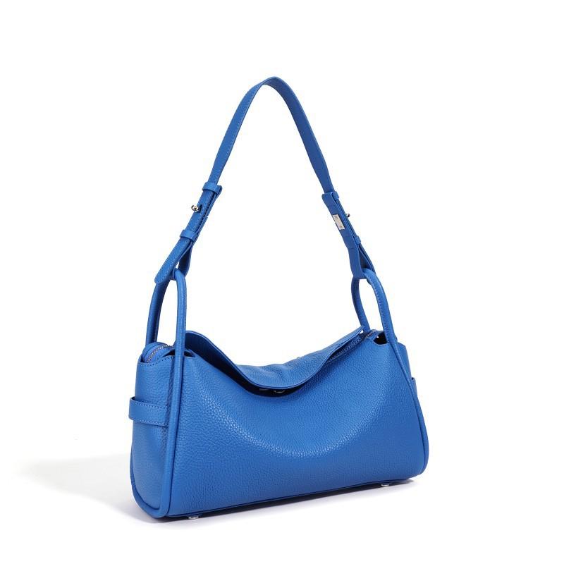 New Korean Fashionable Armpit Bag Women's High-quality Cross-body Genuine Leather All-matching Commuter Shoulder Pillow