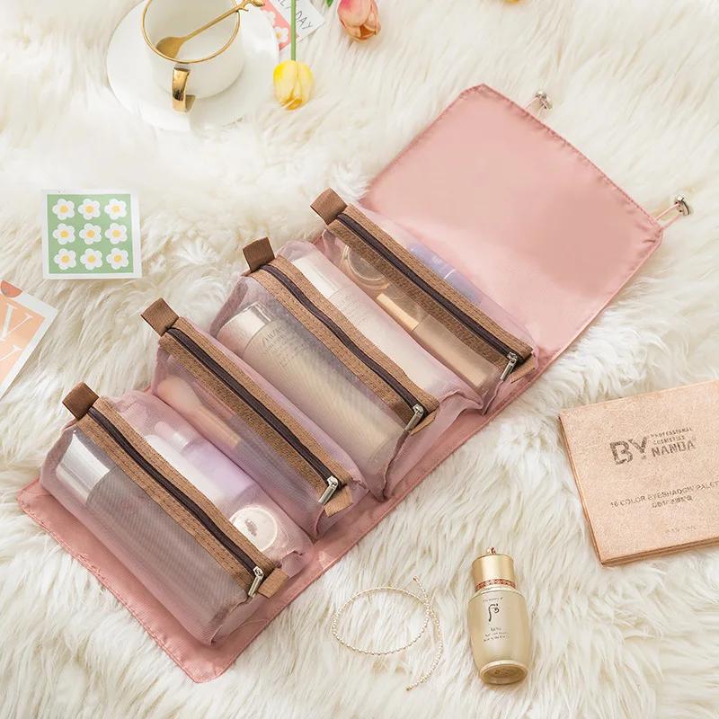 Hanging Cosmetic Storage Bags Women Makeup Bag Toiletries Organizer Storage Bags Waterproof Organizer Travel Beauty Wash Pouch