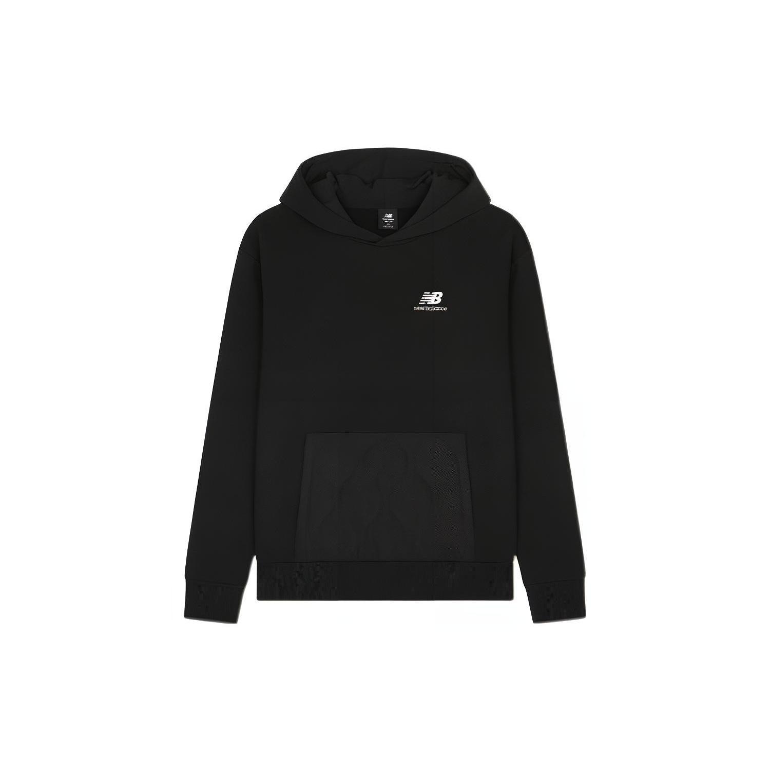 New Balance Athletics Quilted Fleece Hoodie Asia Sizing Black Men s MT23505-BK L