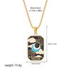 New Design Colorful Enamel Tarot Cards Pendant Necklaces  18K Gold Plated Sun Star Moon Box Chain Choker Jewelry for Women