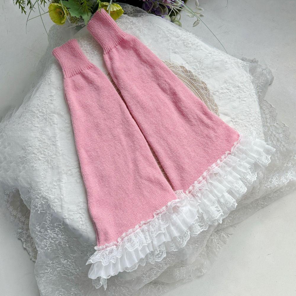 Ballet Style Elephant Leg Socks Y2k Knee High Girls Stockings Fashion Lace Leg Warmers  Girl