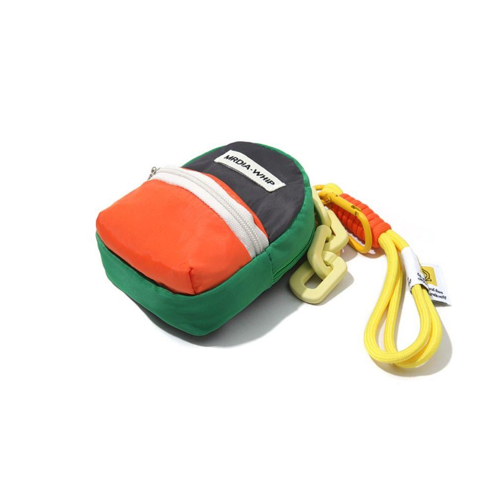 Backpack Pendant Key Chain Wallet Macaron Color Earphone Bag Creative Mini Coin Purse  Outdoor