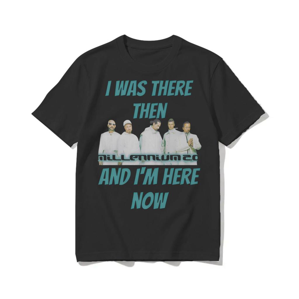 Backstreets Boys T-Shirts I Was There Concert Vegas Residency Leisure 100% Cotton Tee Shirt Crew Neck T Shirt Gift Clothing
