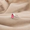 Pink Rubellite Gemstone 925 Sterling Silver Ring Jewelry Birthday Gift For Wife CZR-20-7