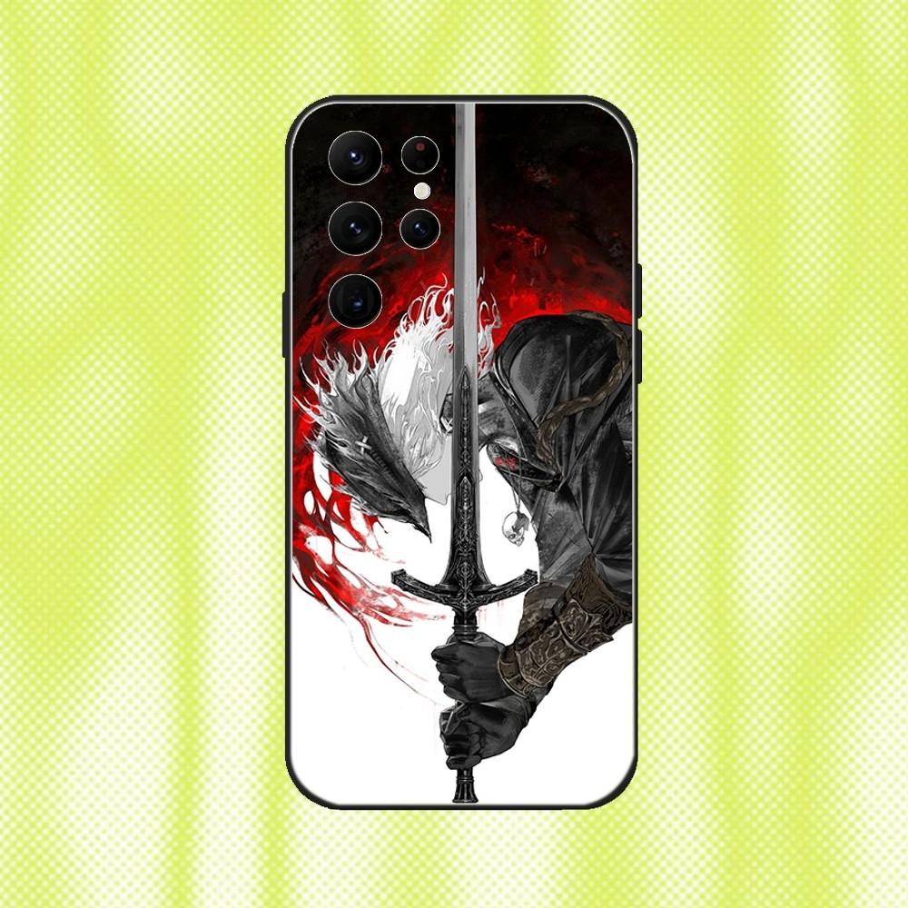 B-BloodborneS COOL Game Phone Case For Samsung S 25,24,23,22,30,21,10,9,Ultra,Plus,Lite,FE,4,5G Black Soft Case