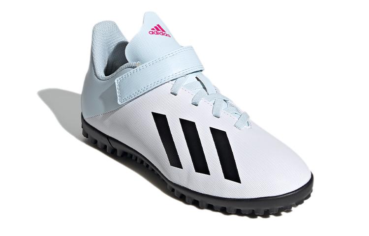 adidas X 19.4 Abrasion Resistant Abrasion Resistant Low Top Kids' Soccer Shoes White Children Aged 3 7 Years Old FW1065