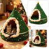 Letto di Natale con Design a Tenda Casa, Accogliente Invernale Tutto al Coperto