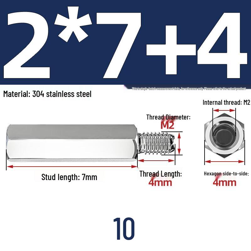 304 Stainless Steel Hex Standoff Spacers