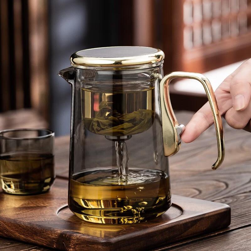 YIHUTEA One-Key Tea Separation Magnetic Infuser Teapot