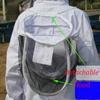 White Anti Bee Suit Cotton Full Beekeeper Protective Dress Camouflage Beekeeping Clothing Tools Bee Suit Coveralls  Equipment