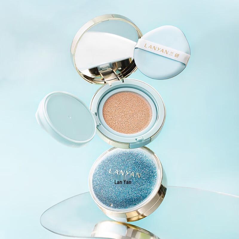 LANYAN Ginseng Nourishing Concealer Cushion Foundation & Anti-Wrinkle Essence Oil Set