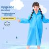 "Children's Full-Body Rainstorm-Proof Disposable Raincoat for Boys and Girls with Backpacks"