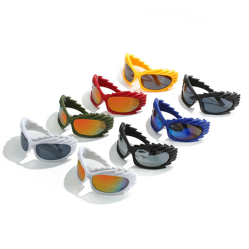 Hedgehog sunglasses, European and American personality funny cycling glasses, trendy Internet celebrity ins sports sunglasses
