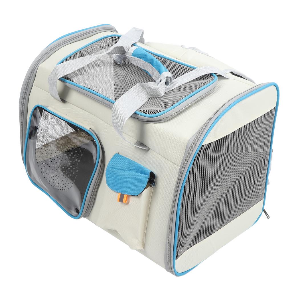 Pet Carrier Breathable Mesh Pet Carrier Backpack Large Capacity Portable Cat Carrier Easy to Clean