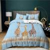 Art Giraffes Quilt Duvet Cover Bedding Set Pillowcase Single Double King Size UK