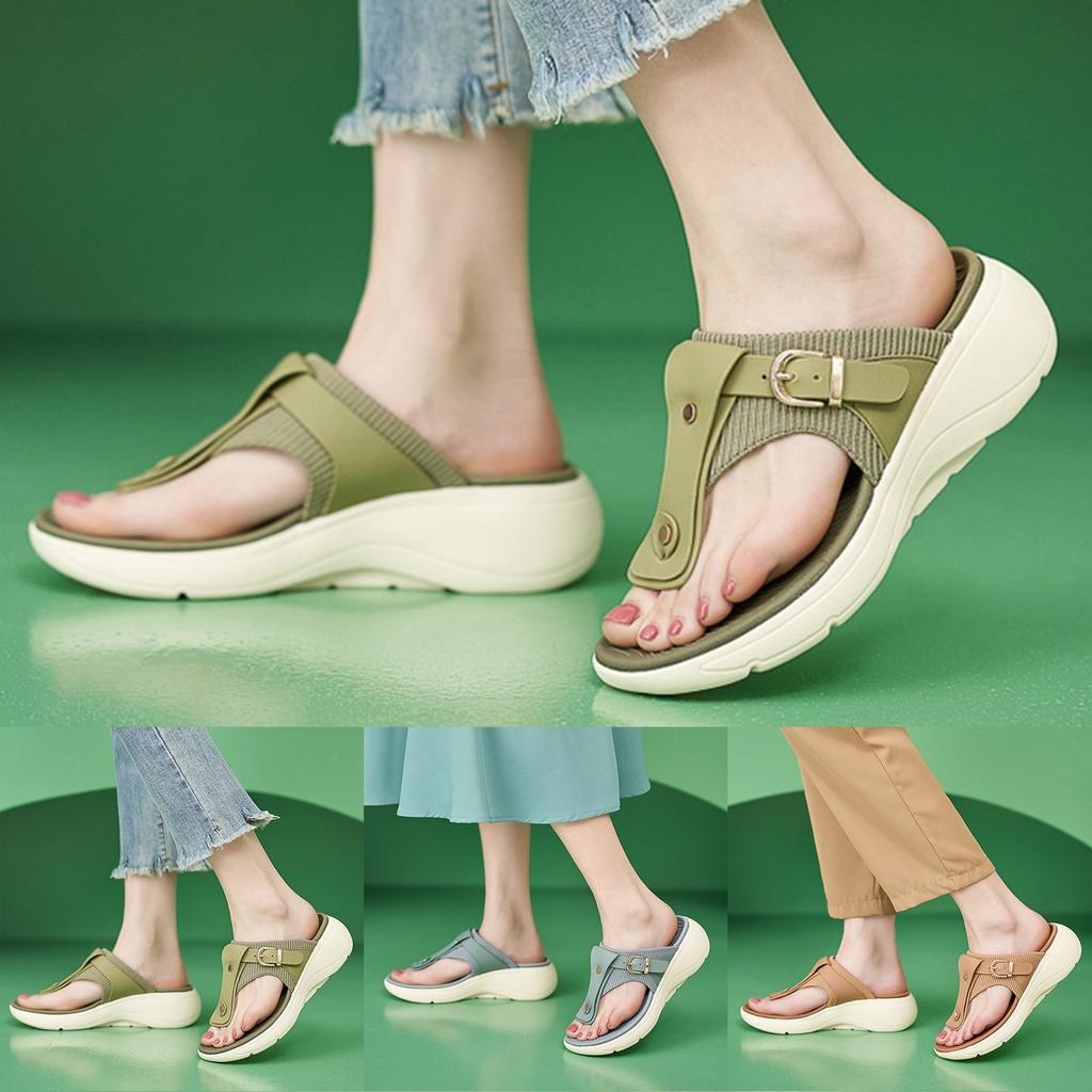 Thick Soled Sandals Slippers For Woman Light Antiskid Comfortable Casual Sports Herringbone Slipper Sandalias Bonitas Para Mujer