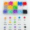 120-Piece Snap Fastener Installation Tool Set with Colorful Resin Buttons and Hand Press Pliers