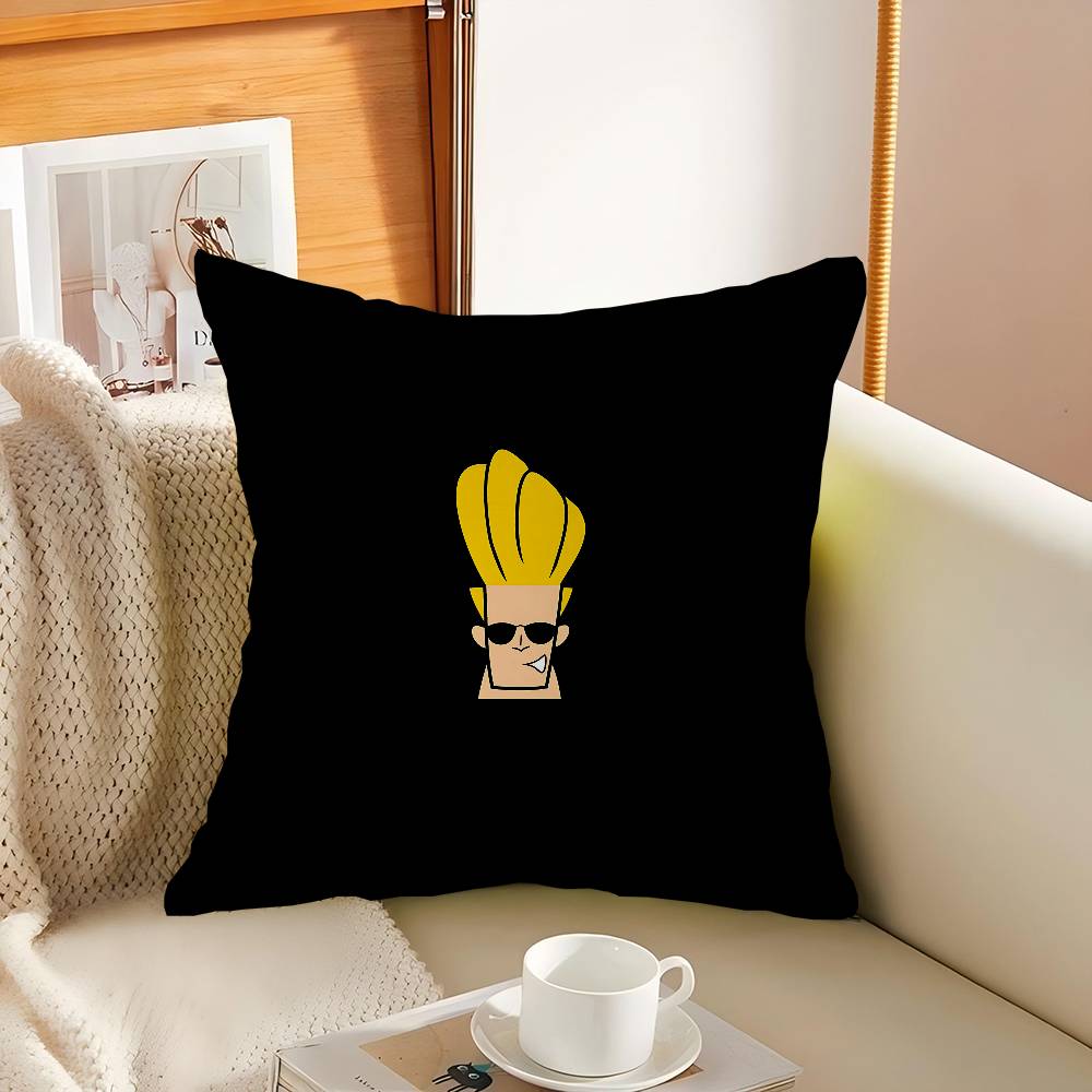 

Cartoon J-Johnny Bravo Cushion Cover Pillowcase Upholstery Sofa Throw Pillow Home Decor Pillowcas 16x16Inch