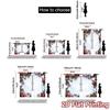 2pcs,Curtains Christmas Ornaments Snow Festive Chic Curtains Semi-Sheer Curtains Decorations Inside Suitable for Living Room,