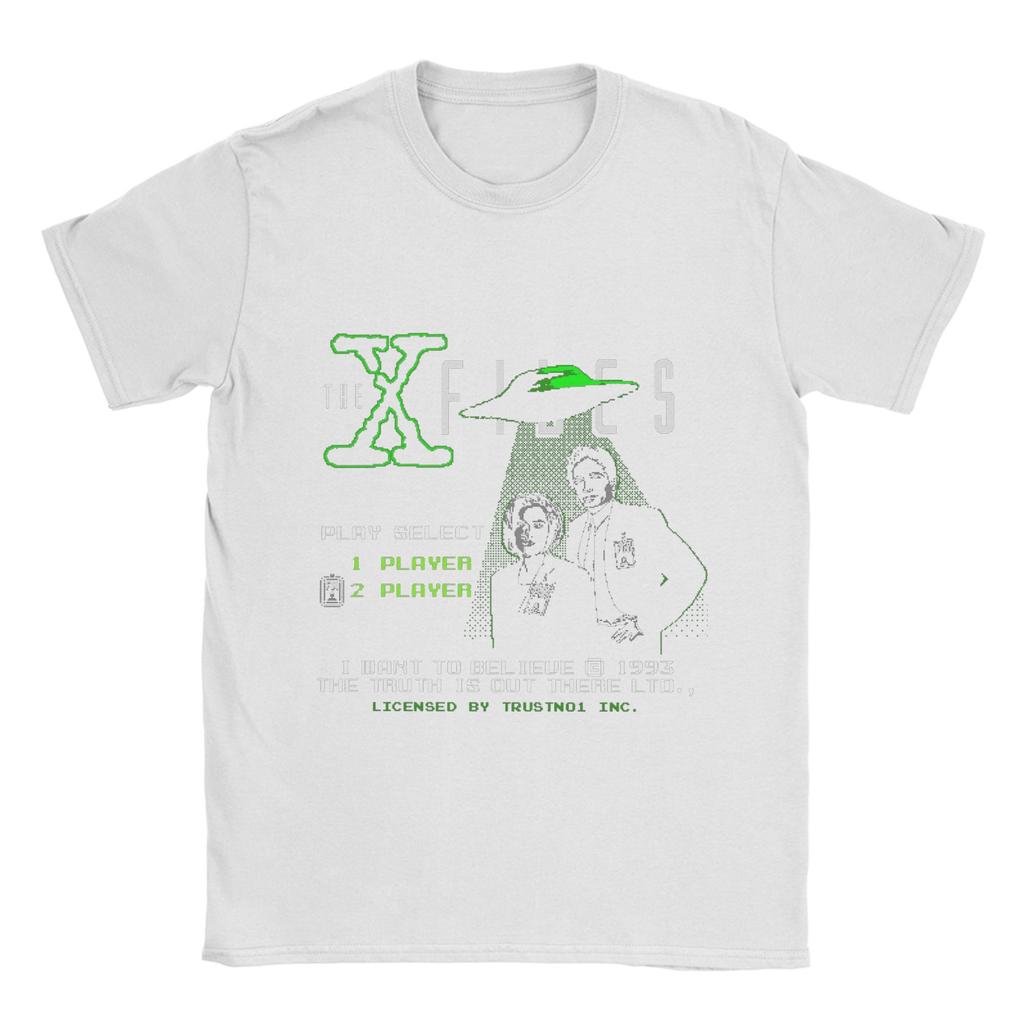 The X Files Movie T Shirts Men's  100% Cotton Novelty T-Shirt Crewneck  Tee Shirt Short Sleeve Clothes Birthday Present