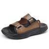 Fashion New Trend Mens Beach Shoes Quick Dry Male Slippers Summer Outdoor Non-Slip Men Half Drag Leisure Walk Sandals Stylish Flip-flops