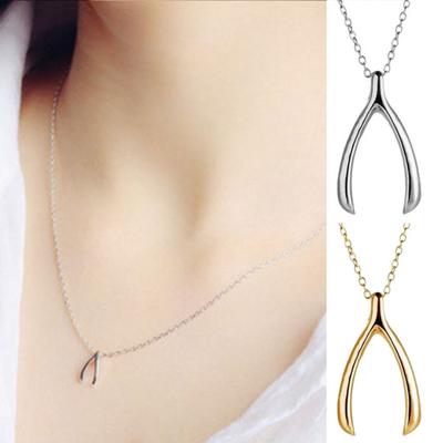 Magický náhrdelník s príveskom v tvare vidličky pre šťastie, šperk, darček