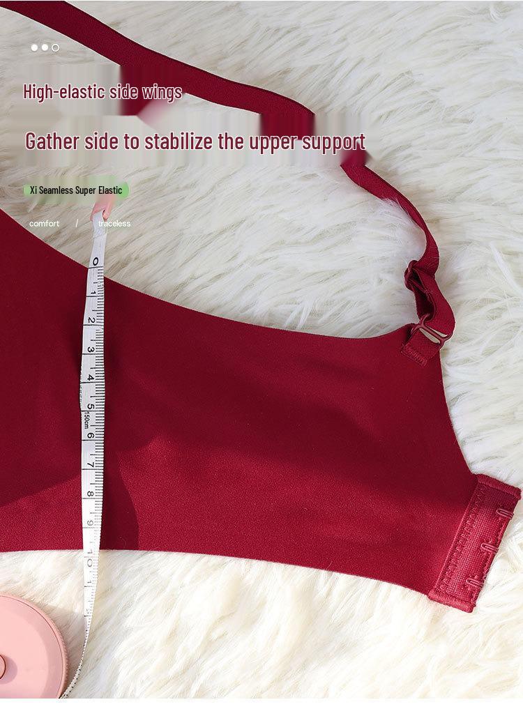Sweet Girl Seamless Floral Push-up Bra for Small Busts - Enhances Size, Reduces Side-Boobs, Wireless Comfort