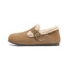 Augustine fleece Birkenstocks winter new flat-bottomed snow cotton shoes fluffy shoes