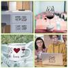 10Pcs 10 Styles PVC DIY Heat Transfer Paper for UV Sublimation Cup Word 240x110mm 1pc/style