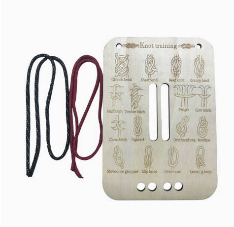 Knot Tool with Rope for Outdoor and Training
