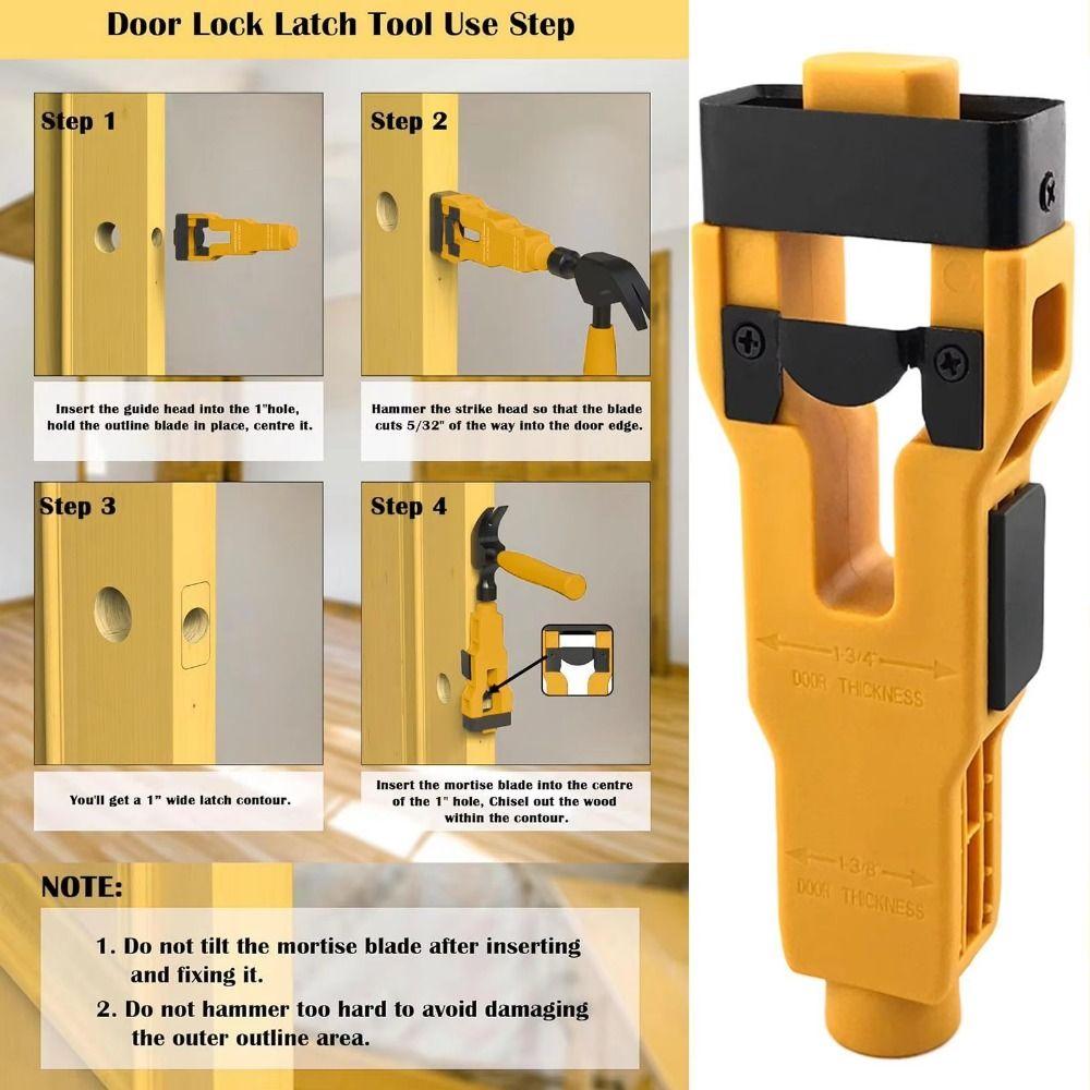 Material Removal Mortise Tool Installation Kit Precision Door Lock Mortise Tool Door Installation