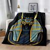 D Egyptian Symbols Throw Blanket Soft Cozy Blanket for Home Bedroom Bed Sofa Kids Room Decor