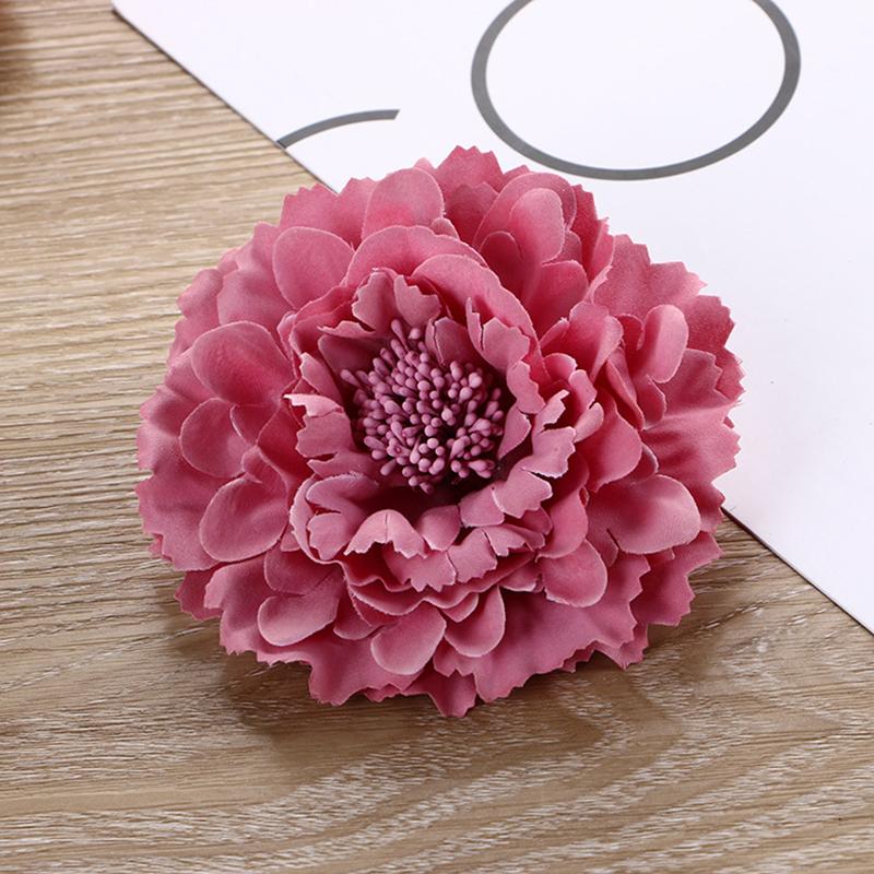 Bohemia Style Big Peony Flower Hair Clips Bridal Flower Barrettes Hair Decoration Brooch DIY For Bag Sunhat Hair Accessories