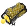 PATIKIL Golf Practice Balls 20 Pieces EVA Foam Swing Practice Training Round Balls with Mesh Bag for Indoor Outdoor Golf Tennis Sports Yellow