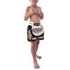 Short Enfant Muay Thai - Tradicional - Cor Branca - Tamanho 7-10 anos - 100% Cetim Poliéster