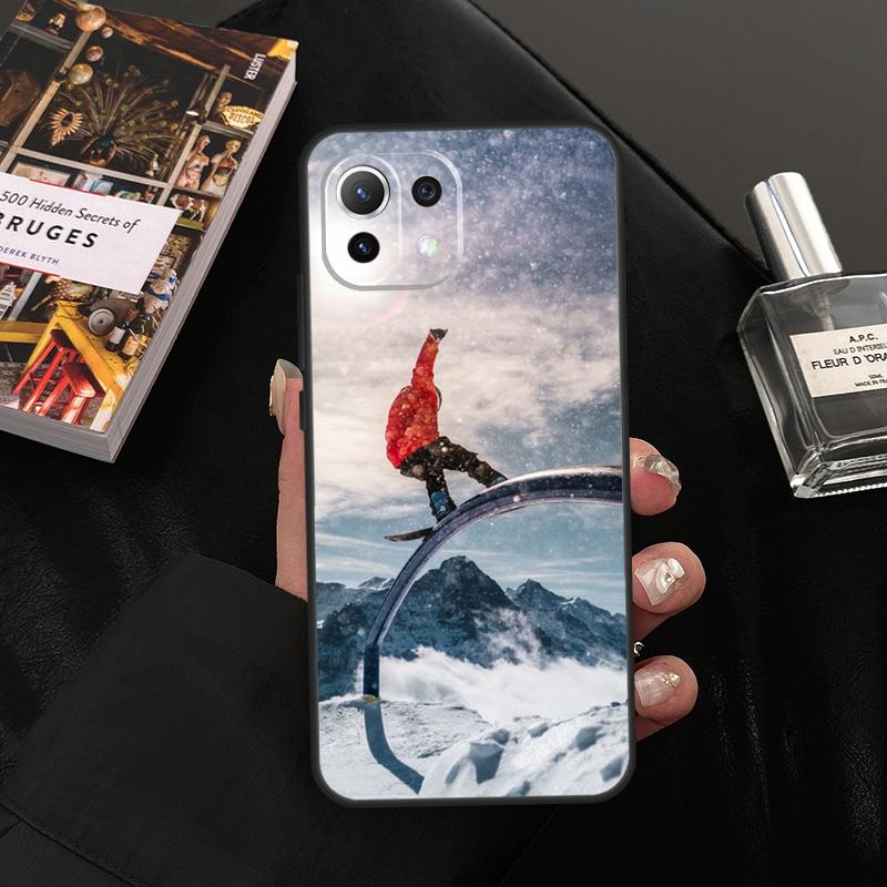 Sports Snowboarding Case For Xiaomi 11T 12T 13T 14T Pro 13 14 15 Ultra POCO X7 Pro X3 X5 X6 F5 F6 M6 Pro Cover