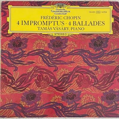 LP-Platte FRÉDÉRIC CHOPIN, TAMÁS VÁSÁRY - 4 Impromptus / 4 Balladen SLPEM136455 Deutsche Grammophon 1965 Deutschland Klassik Gebraucht
