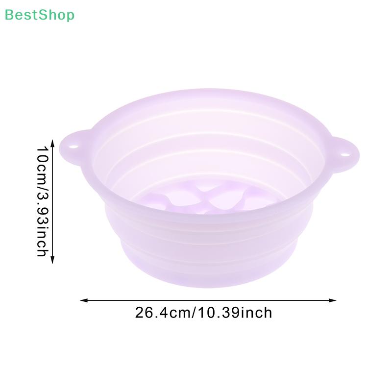 Portable Silicone Foldable Face Ice Bath Bowl Facials Wash Basin