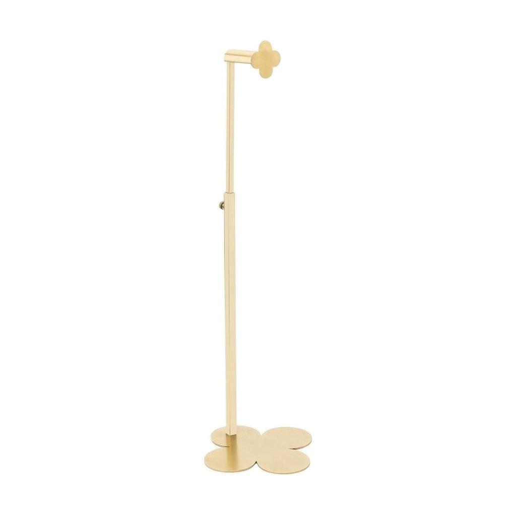Metal Freestanding Handbag Rack with Clover Base Long-Lasting Adjustable