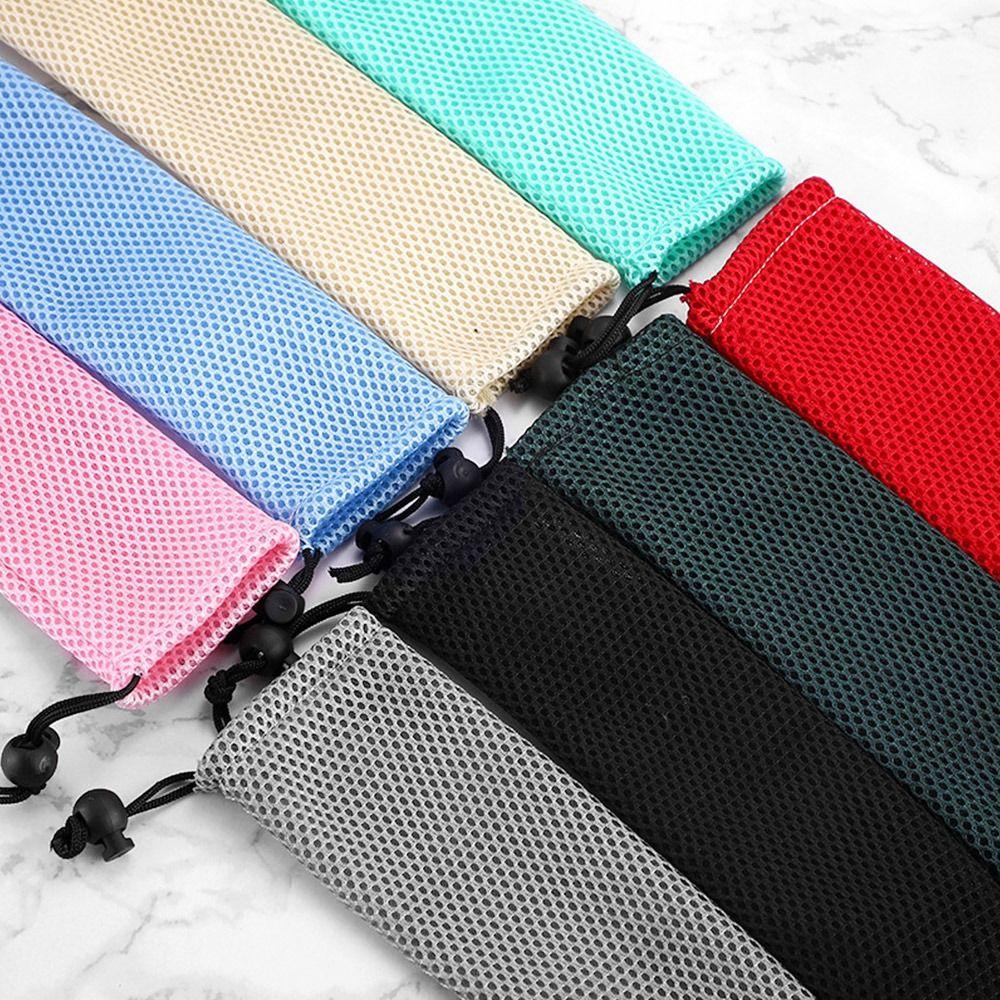 Travel Multi Purpose Nylon Portable Chopsticks Storage Mesh Drawstring Bag Storage Bag Tableware Storage Bag Tableware Pouch