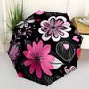 1pc Floral Pattern Automatic Opening/Closing Umbrella with Operation & Windproof Canopy Yy260311047
