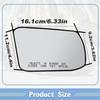 Heated Mirror Glass, with Rear Holder, Compatible with Altima Sentra Nisan-R