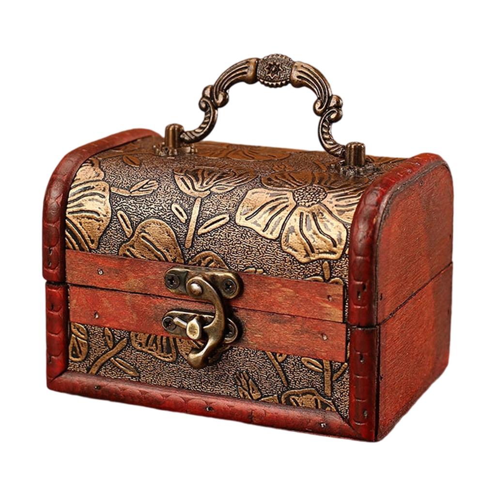Wood Jewelry Organizers Portable Earring Display Box Necklace Storaging Case for Secure Storage and Travel Convenience