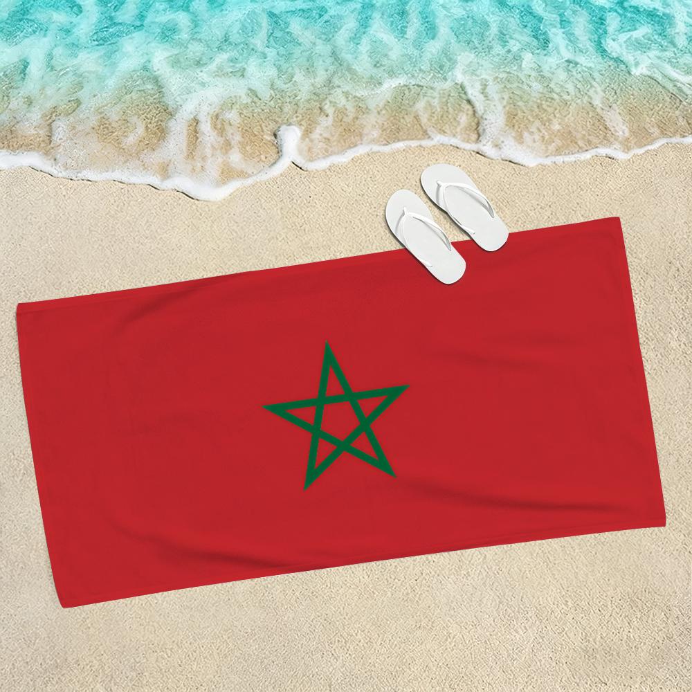 Nation Morocco Beach Towel For Beaches Yoga Studios Gyms Hot Springs Swimming Pools And Picnics