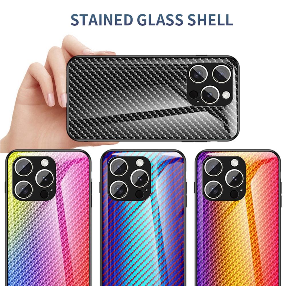 For iPhone 16 Pro Case Tempered Glass Shockproof Phone Cover